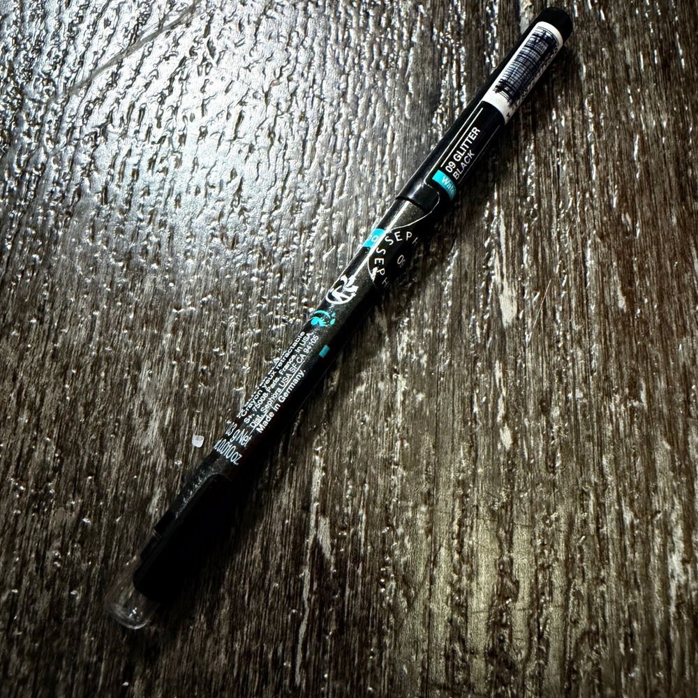 Sephora Retractable Eyeliner Women 0.01oz 09 Glitter Black Waterproof 12H Pencil